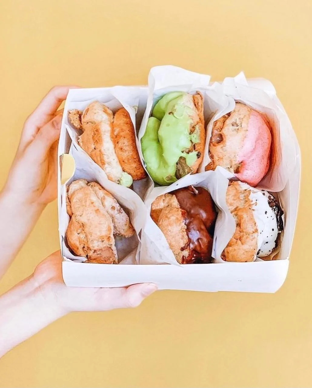 Beard Papa's Fresh Baked Japanese Cream Puffs